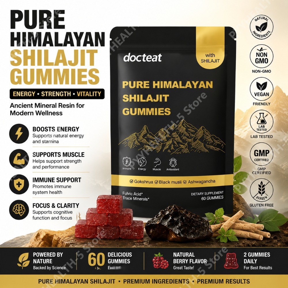 Herbal Wellness Supplement - Жевательные конфеты Docteat Pure Himalayan Shilajit