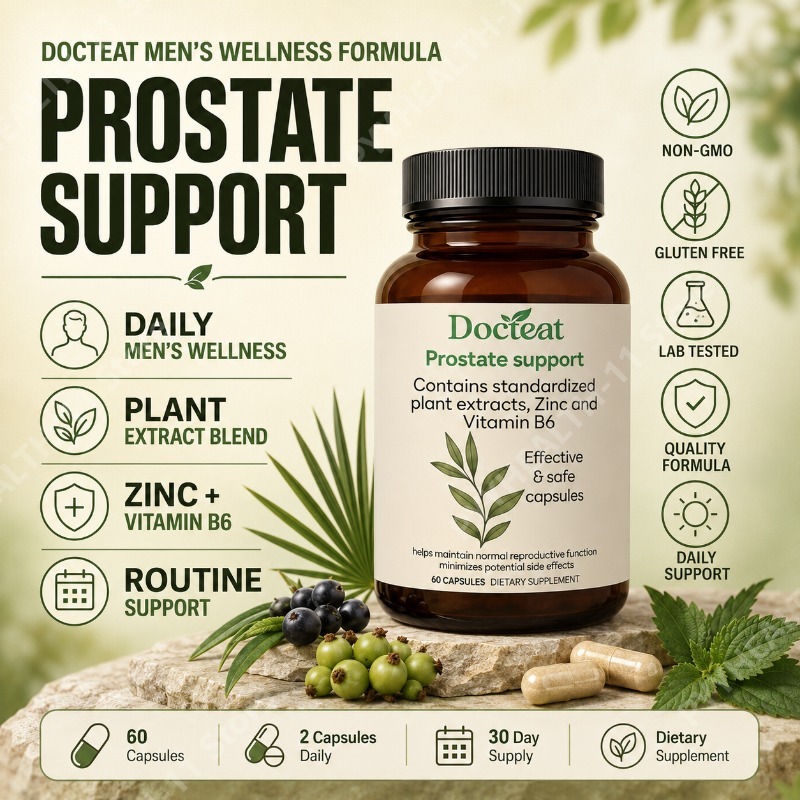 Herbal Wellness Supplement - Капсулы с экстрактом пальметто, корнем крапивы,