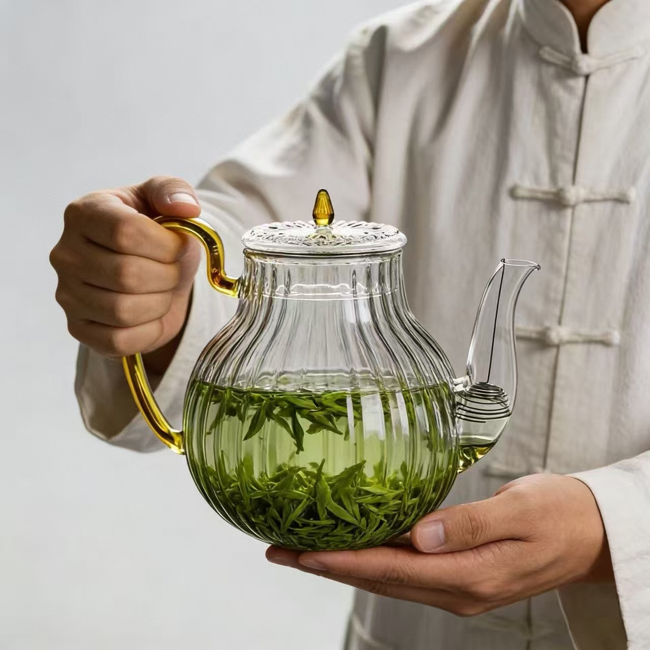 Чайник из полосатого стекла 70 – обзор и цена Nettle Leaf Tea